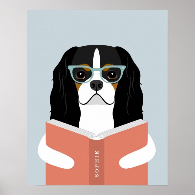 Cavalier Hund Personlig Tryck (Framsidan)