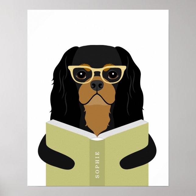 Cavalier Hund Personlig Utskrift Poster (Framsidan)