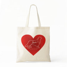 Cavalier Kärlek Tote Bag