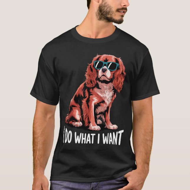 Cavalier King Charles Art For Men Women Cavalier S T Shirt (Framsida)