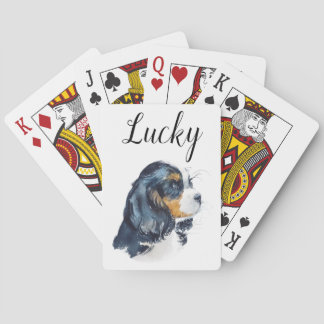 Cavalier King Charles Dog Playing Card Set Gift Casinokort