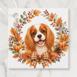 Cavalier King Charles Höst Gåvor Etiketter