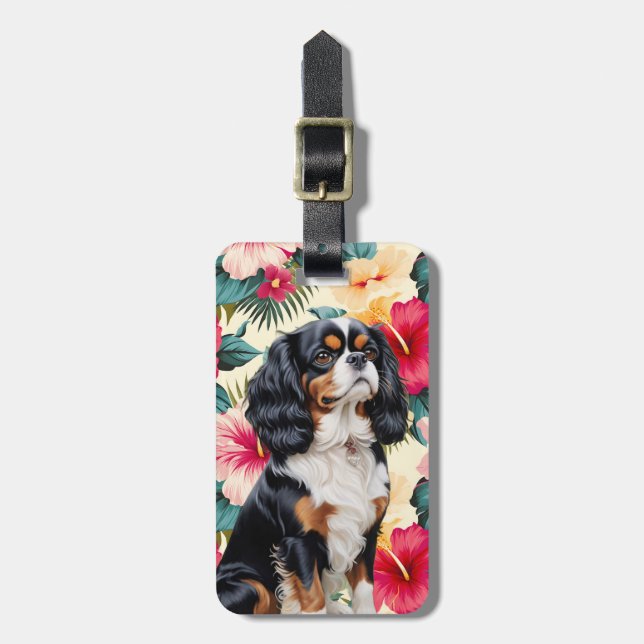 Cavalier King Charles Spaniel Bagagebrickor (Vertikal Framsida)