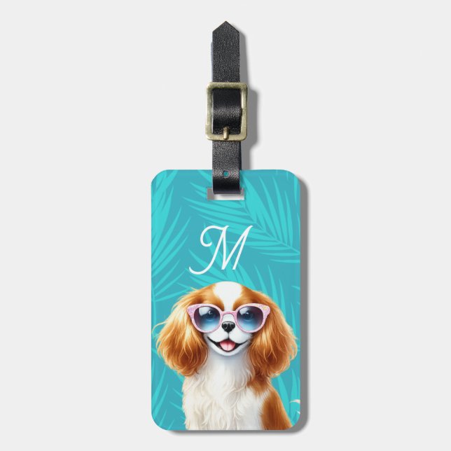 Cavalier King Charles Spaniel Bagagebrickor (Vertikal Framsida)