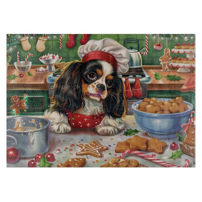 Cavalier King Charles Spaniel bakar julen (Framsidan)