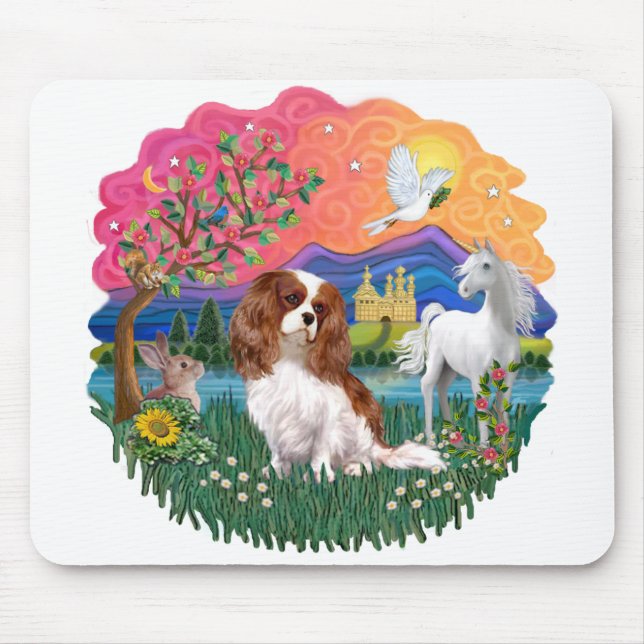 Cavalier King Charles Spaniel (Blenheim) Musmatta (Framsidan)