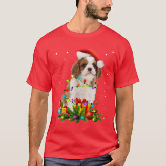 Cavalier King Charles Spaniel Christmas Lights Xma T Shirt