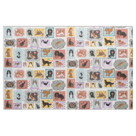 Cavalier King Charles Spaniel Design Tyg