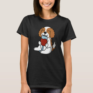 Cavalier King Charles Spaniel Dricker Vin Hund T Shirt