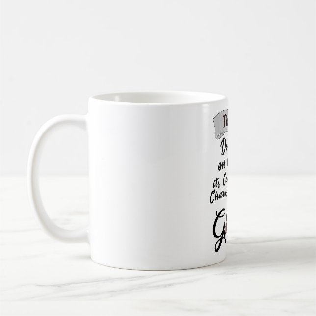 Cavalier King Charles Spaniel Glitter Women Men Te Kaffemugg (Vänster)