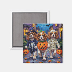 Cavalier King Charles Spaniel Halloween-kostymer Magnet