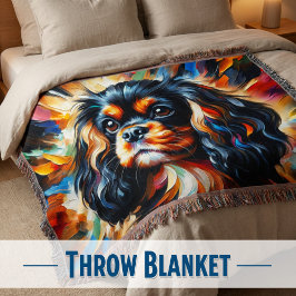 Cavalier King Charles Spaniel Hund Akryltryck Filt