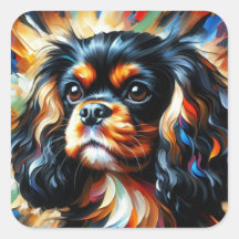 Cavalier King Charles Spaniel Hund Akryltryck