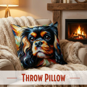 Cavalier King Charles Spaniel Hund Akryltryck Kudde