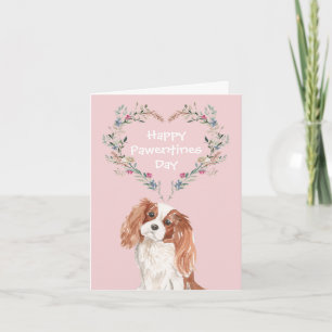 Cavalier King Charles Spaniel Hund Alla Hjärtans D Helgkort