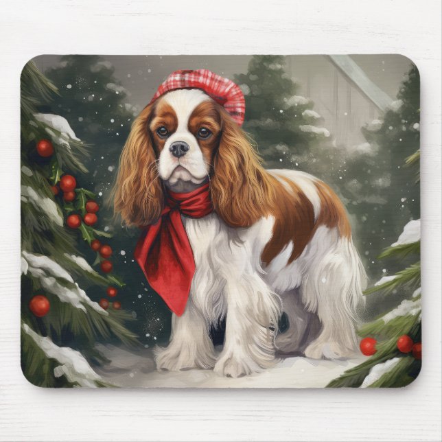 Cavalier King Charles Spaniel Hund Jul Musmatta (Framsidan)