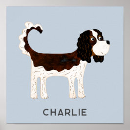 Cavalier King Charles Spaniel Hund Personlig Poster