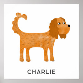 Cavalier King Charles Spaniel Hund Personlig Poster