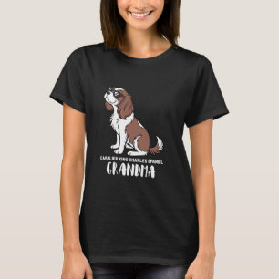 Cavalier King Charles Spaniel Hundägare Mormor T Shirt