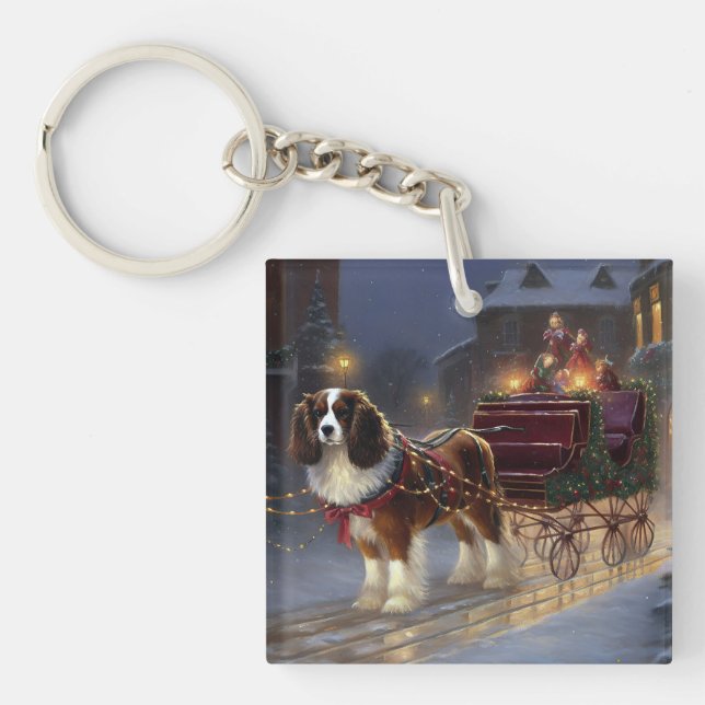Cavalier King Charles Spaniel Jul Festiv (Framsidan)
