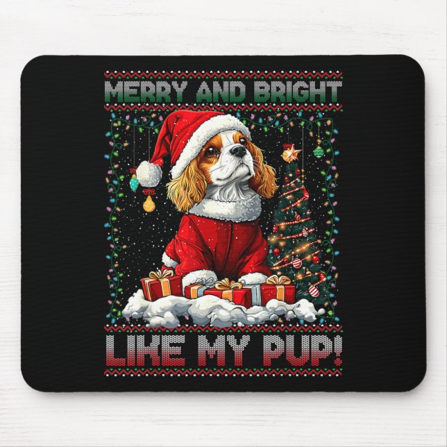 Cavalier King Charles Spaniel Julgran Dekoration Musmatta (Framsidan)