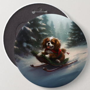 Cavalier King Charles Spaniel Julsnö Knapp