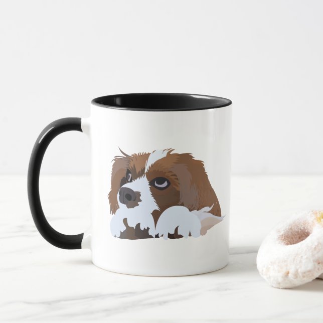 Cavalier King Charles Spaniel Kaffe Mugg (Med munk)