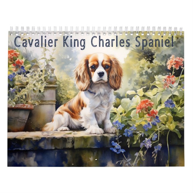 Cavalier King Charles Spaniel Kalender, vilket år  Kalender (Omslag)