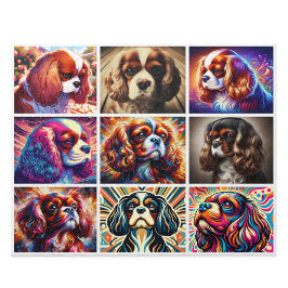 Cavalier King Charles Spaniel Klistermosaikpussel Pussel