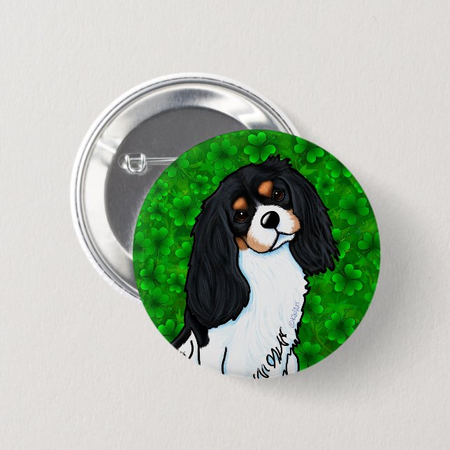 Cavalier King Charles Spaniel Knapp (Framsida & baksida)