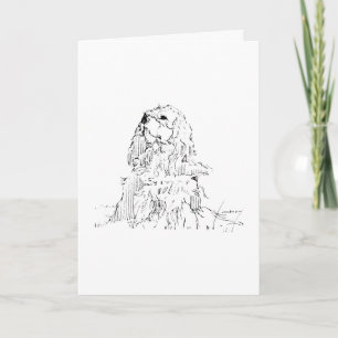 Cavalier King Charles Spaniel, Minimalistisk konst Kort