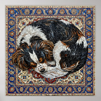 Cavalier King Charles Spaniel Mozaik Poster | Pers