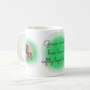 Cavalier King Charles Spaniel Pastellgrön Anpassad Kaffemugg