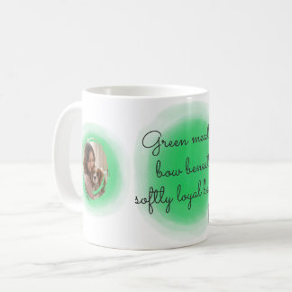 Cavalier King Charles Spaniel Pastellgrön Anpassad Kaffemugg