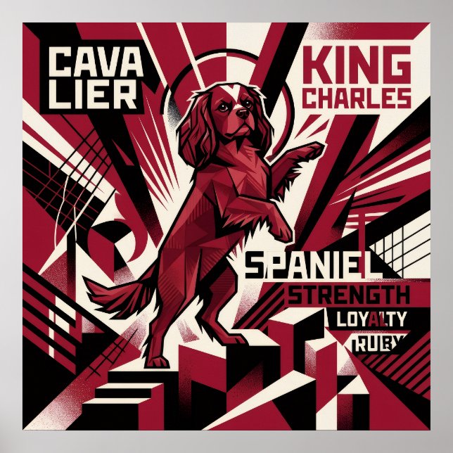 Cavalier King Charles Spaniel Propagandaposter |  Poster (Framsidan)