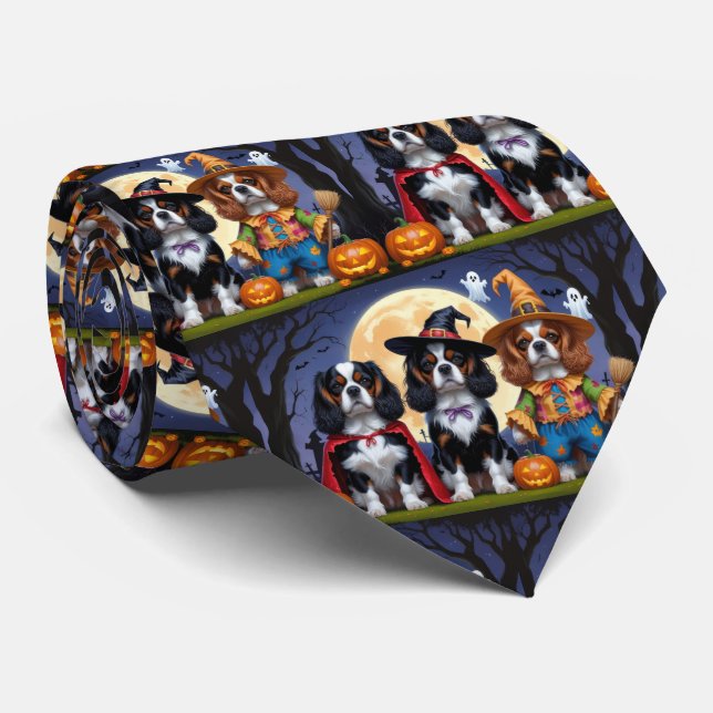 Cavalier King Charles Spaniel  Pumpa Halloween Slips (Rullad)