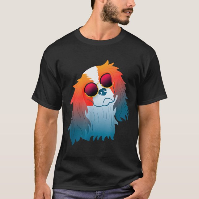 Cavalier King Charles Spaniel Roligt Present Hund  T Shirt (Framsida)