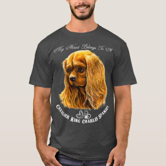 Cavalier King Charles Spaniel Ruby T Shirt