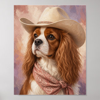 Cavalier King Charles Spaniel Väggkonst — Elegant