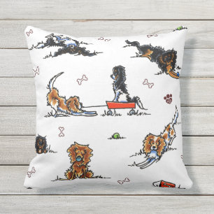 Cavalier King Charles Spaniels CKCS Doodles Kudde