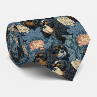 Cavalier King Charles Spaniels in Vintage Garden Slips