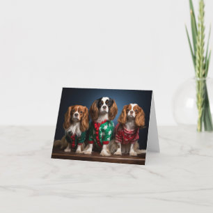 Cavalier King Charles Spaniels julkort Kort
