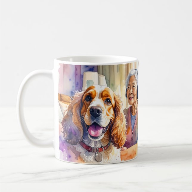 Cavalier King Charles Vänlig Spaniel Mugg (Vänster)