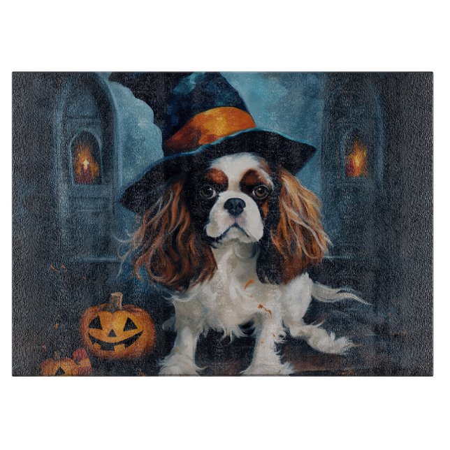 Cavalier King Pumpas Halloween Skräckinjagande (Framsidan)