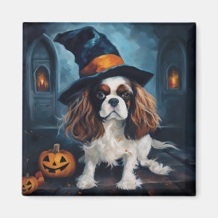 Cavalier King Pumpkins Halloween Skräck Magnet