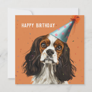 Cavalier Kung Charled Spain Birthday Card Julkort