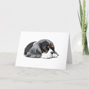 Cavalier Kung Charles Adsible Animal Sleeping Roli Tack Kort