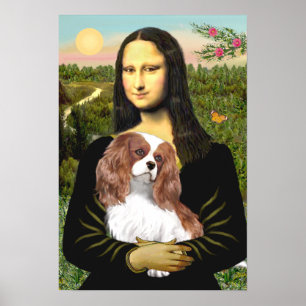Cavalier Kung Charles (Blenheim) - Mona Lisa Poster