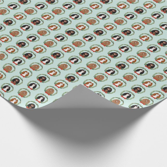 Cavalier Kung Charles christmas Presentpapper (Hörn)