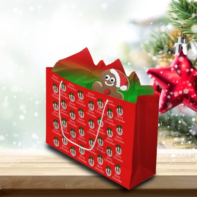 Cavalier Kung Charles God jul Gift Bag (Skapare uppladdad)